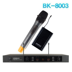 카날스 2채널 무선 마이크로폰 시스템 BK-8003