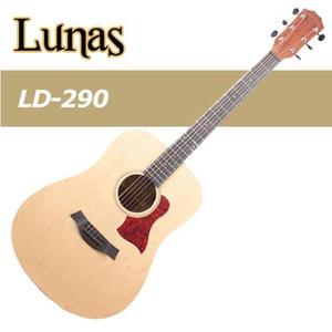 [루나스 Lunas] LD-290 / LD290 / 무광 / 15/16 사이즈 슬림 드레드넛 어쿠스틱 통기타